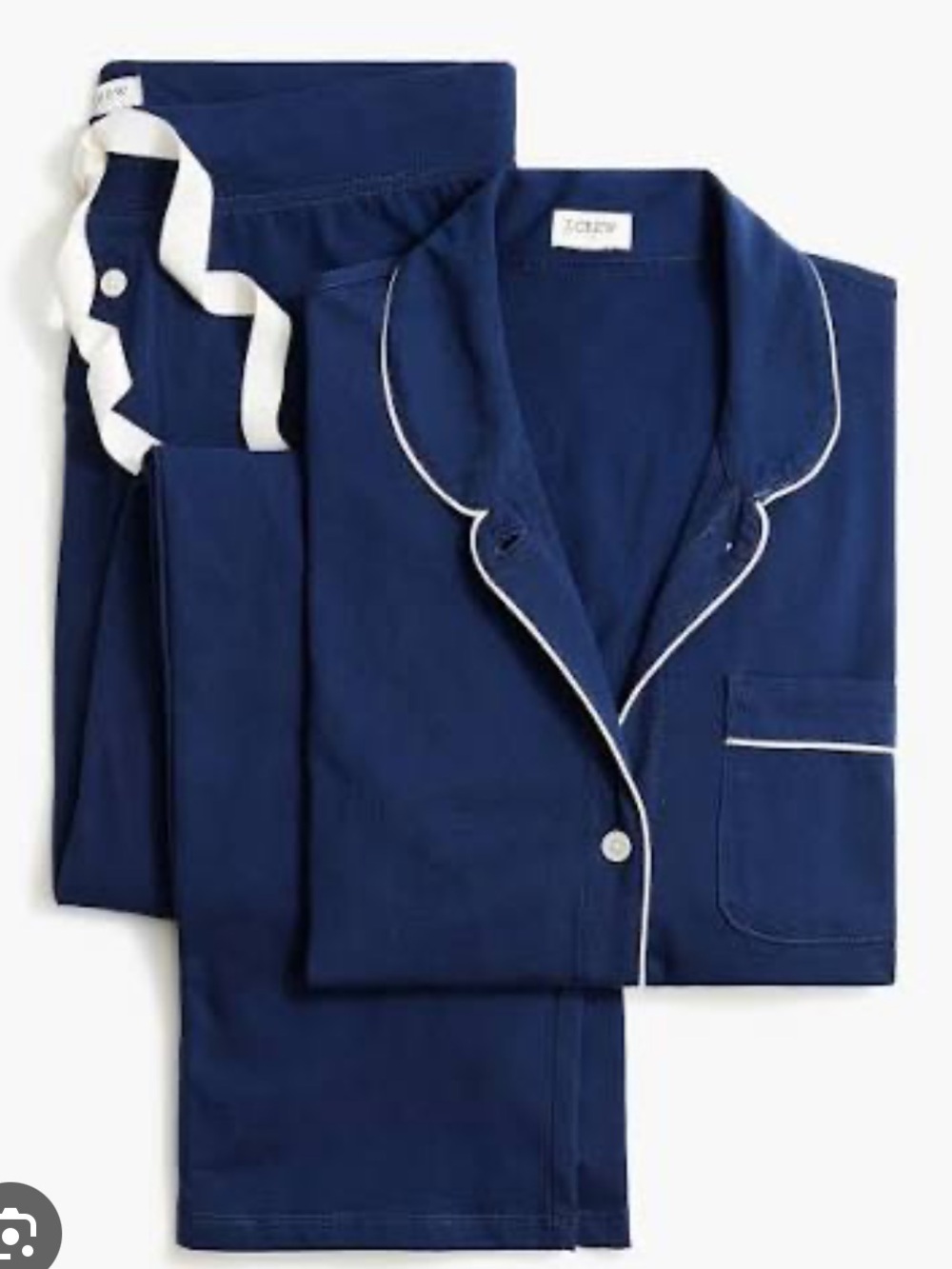 J Crew Knit Pajama Set
